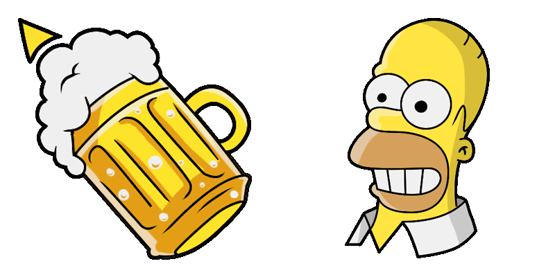 The Simpsons: Homer cute cursor