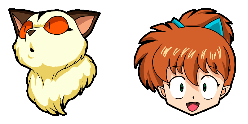 InuYasha: Shippo and Kirara cute cursor