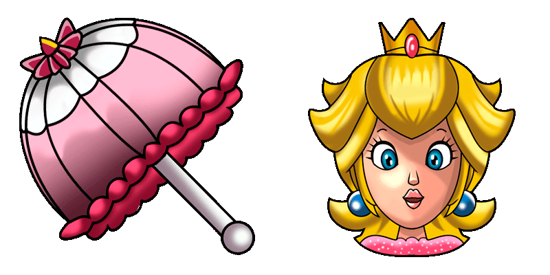 Super Mario: Princess Peach cute cursor
