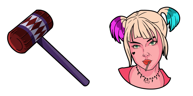 Harley Quinn cute cursor