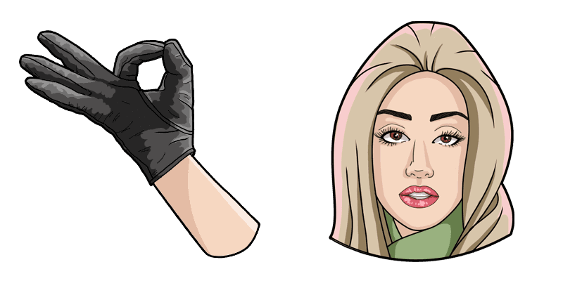 Dua Lipa cute cursor
