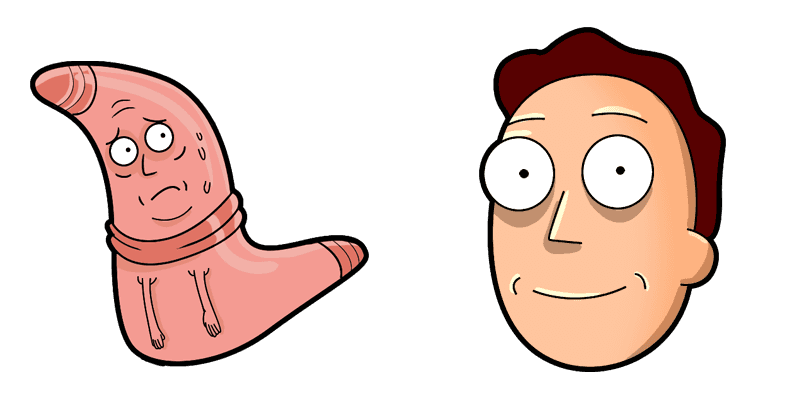 Rick and Morty: Jerry Smith cute cursor