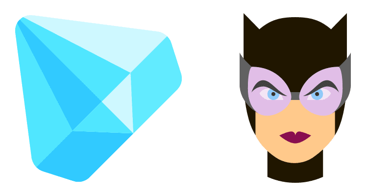 Cat Woman cute cursor