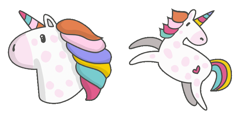 Unicorn cute cursor