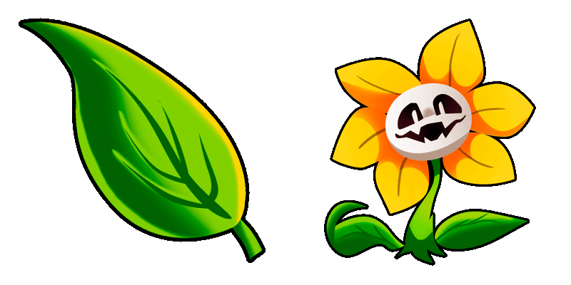 Flowey cute cursor