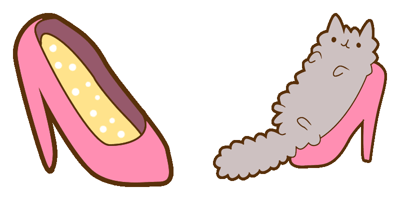 Pusheen: Shoes cute cursor