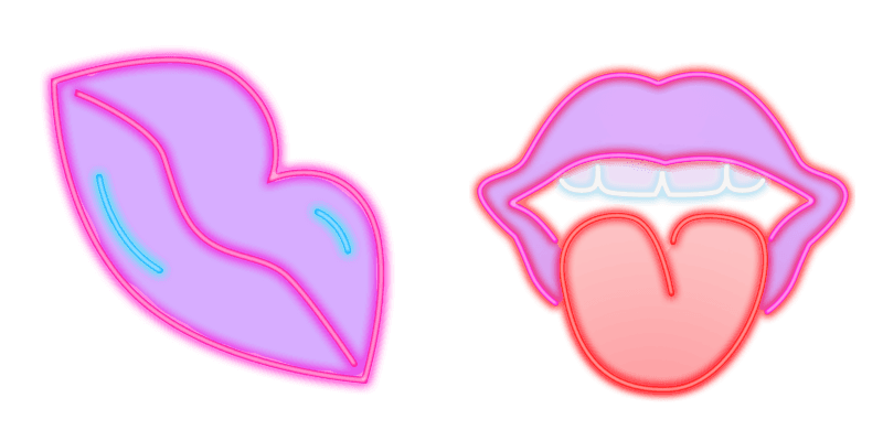 Lips cute cursor