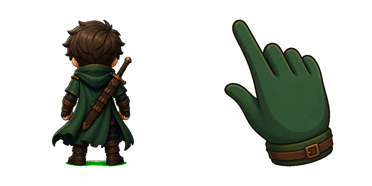 Baldur's Gate Fighter Cursor-Paket