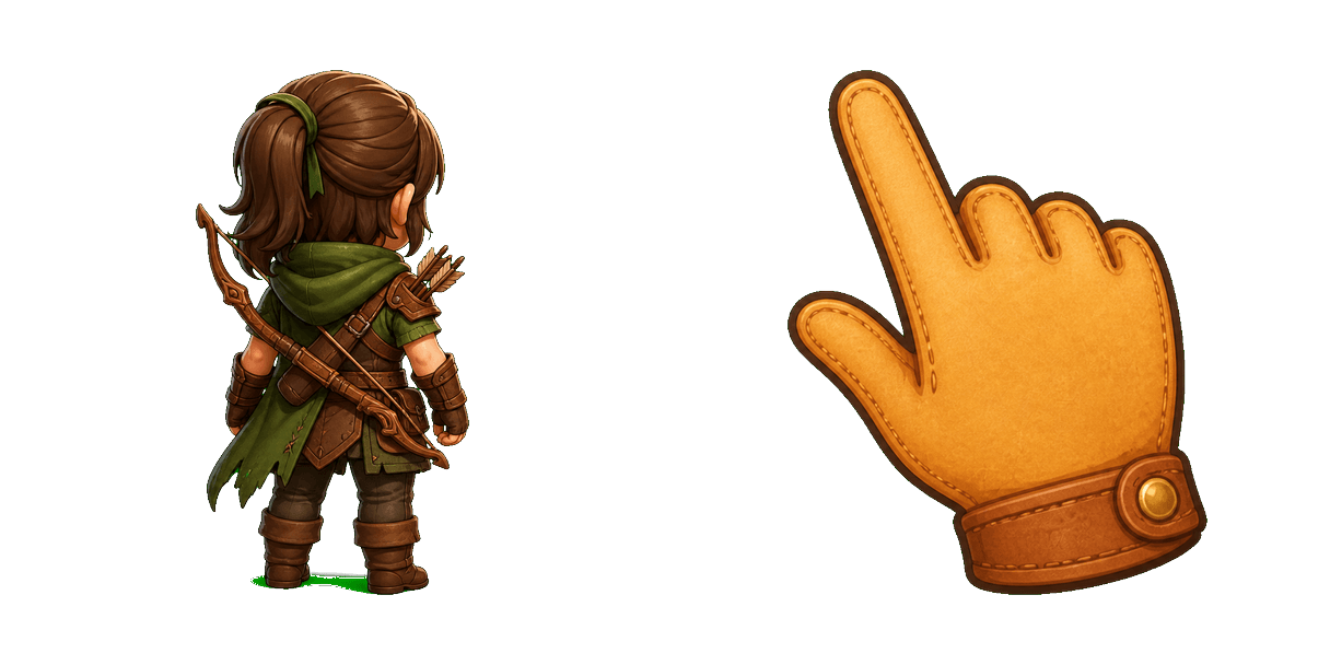 Baldur's Gate Rogue Cursor-Paket