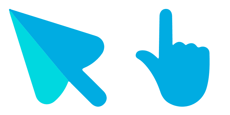 Aqua cute cursor