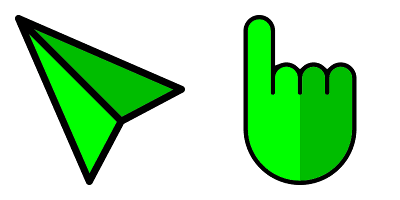 Green Arrow cute cursor