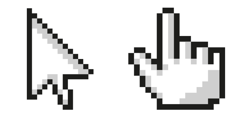8 bit cute cursor