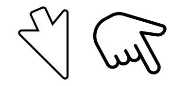 Upside down Cursor Pack