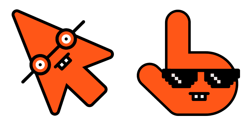 Nerd cute cursor
