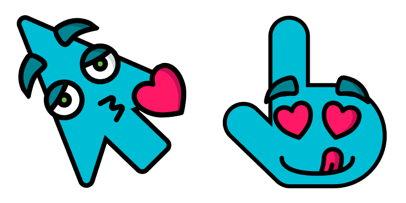 Enamored cute cursor