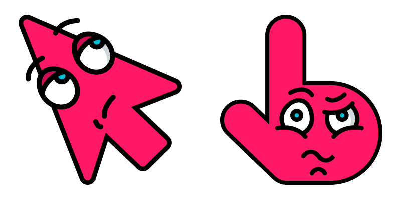 Boring cute cursor