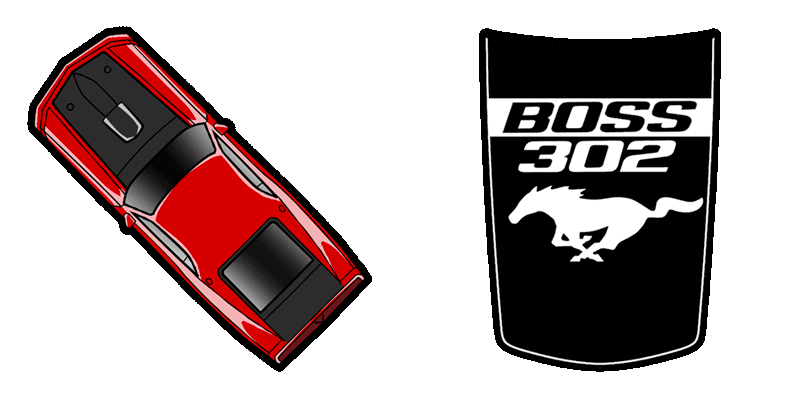 Mustang cute cursor