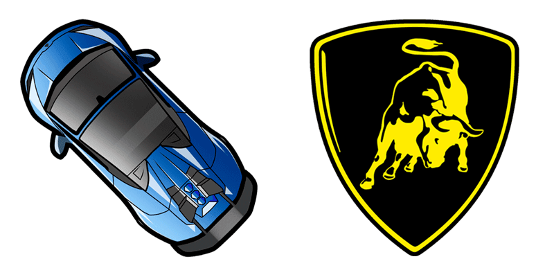 Lamborghini cute cursor