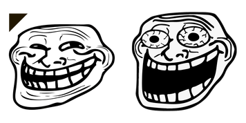 Troll face Cursor Pack
