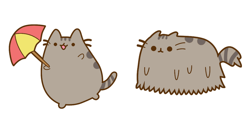 Pusheen: Walks cute cursor