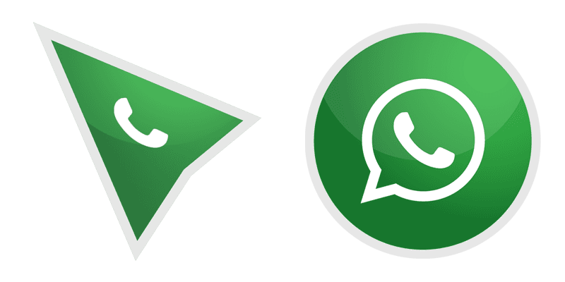 WhatsApp cute cursor