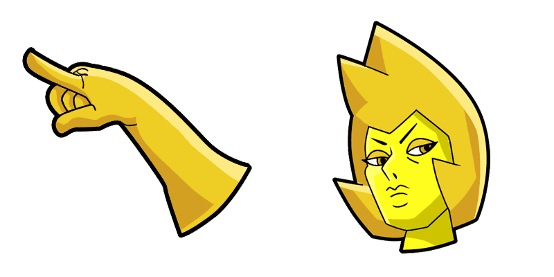 Yellow Diamond cute cursor