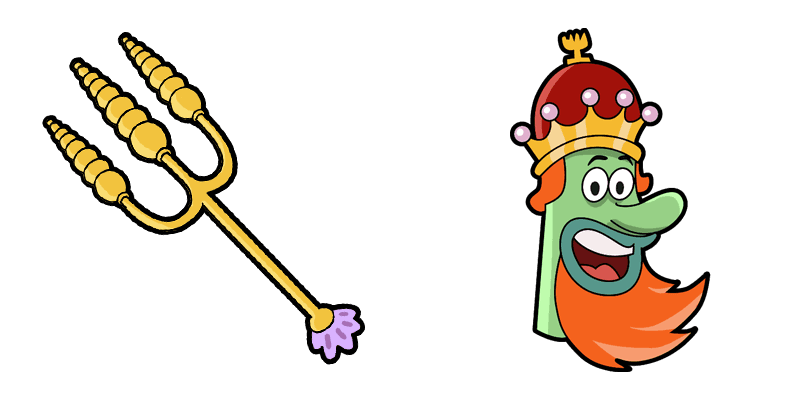 SpongeBob: King Neptune cute cursor