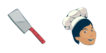 Chef Jackie cute cursor