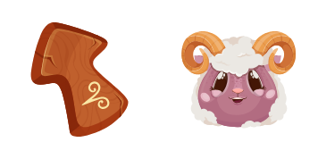 Aries Zodiac Sign курсор-пак