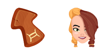 Gemini Zodiac Sign cute cursor