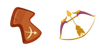 Sagittarius Zodiac Sign cute cursor