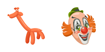 Pack de curseurs Clown with the Ballon