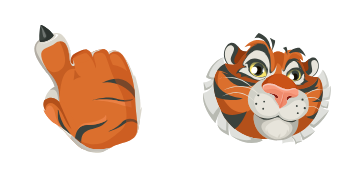 Pack de curseurs Circus Tiger