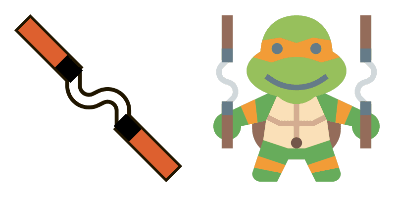 Teenage Mutant Ninja Turtles cute cursor