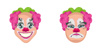 Pack de curseurs Clown