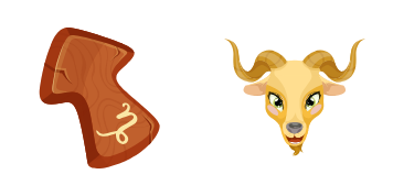 Capricorn Zodiac Sign cute cursor