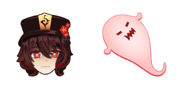 Genshin Impact: Hu Tao cute cursor