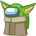 Baby Yoda Character hand cursor