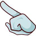 Captain Character arrow cursor