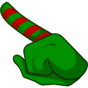 Elf Character arrow cursor