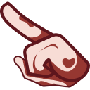 Funny Cow Character arrow cursor