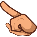 Guile Character arrow cursor