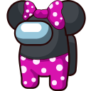 Minnie Mouse Character hand cursor