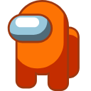 Orange Character hand cursor