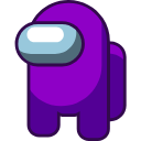 Purple Character hand cursor
