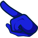 Rainbow Character arrow cursor
