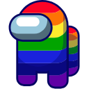Rainbow Character hand cursor