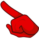 Santa Character arrow cursor