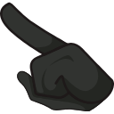 Skeleton Character arrow cursor