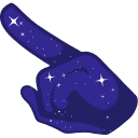 Space Character arrow cursor